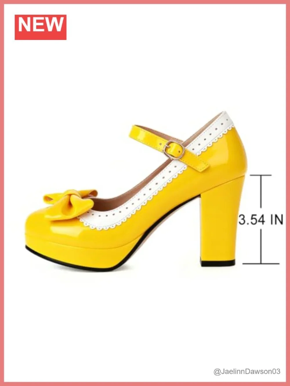Lolita Platform Pumps Round Toe Mary Jane Heels Synthetic 3.54in
